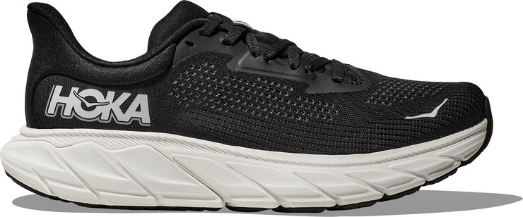 HOKA Arahi Wide 7 - נעלי ספורט גברים הוקה ארהי 7 רחבות בצבע שחור/לבן