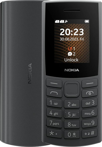 טלפון סלולרי Nokia 105 4G 2023 בצבע שחור