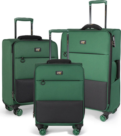סט מזוודות מתרחבות אולטרא לייט 20"+25"+29" שלדת קרבון מבית ®CABIN FLUX הקנדית | דגם Spirit C-Lite