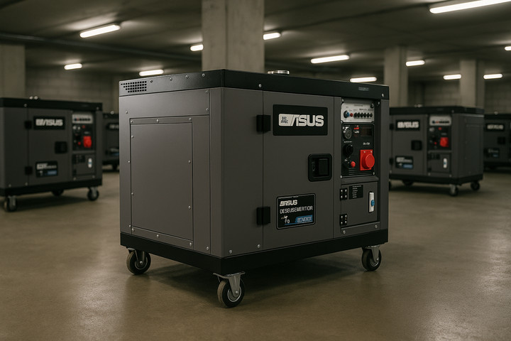 גנרטור דיזל לשעת חירום 7000W חד פאזי בהפעלת ATS אוטומטית ASUS LifeStyle