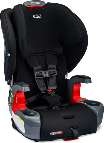 כסא בטיחות משולב בוסטר GrowWithYou CT SafeWash מבית Britax - צבע שחור