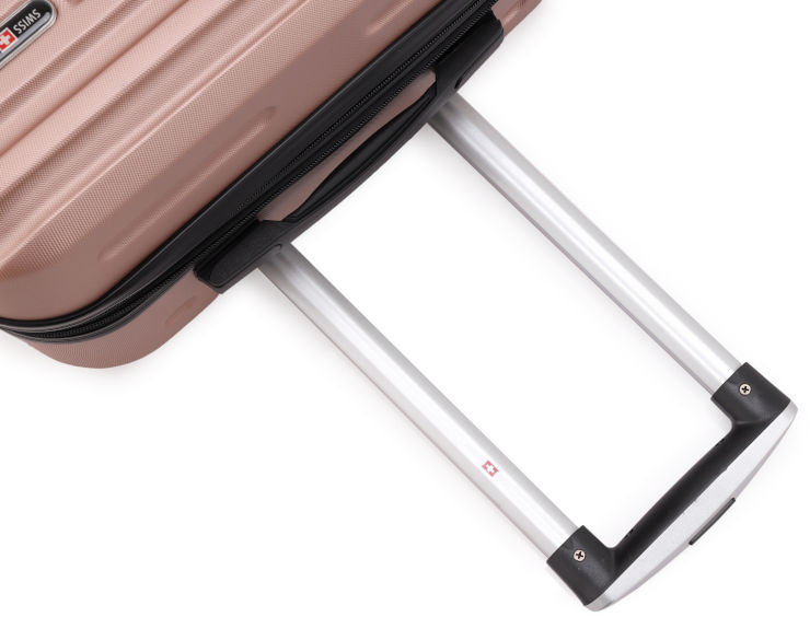 סט מזוודות קשיחות רוז גולד  20/24/28  אינטש TORRINO  SWISS