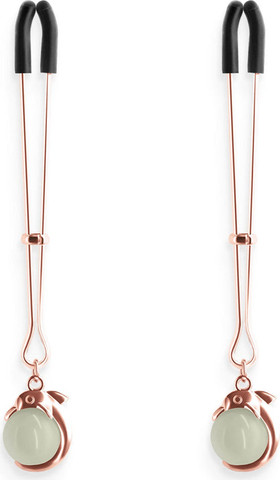 מהדקי פטמות | זוהרים בחושך | Nipple Clamps G1 ,זהב