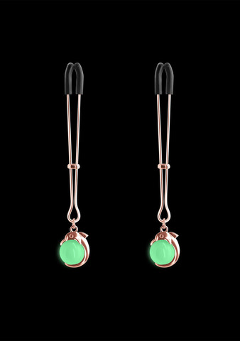 מהדקי פטמות | זוהרים בחושך | Nipple Clamps G1 ,זהב