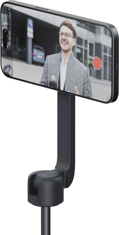 Shiftcam SnapStand Max חצובה מגנטית ניידת ומוט סלפי לצילום מקצועי שחור