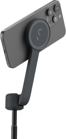 Shiftcam SnapStand Max חצובה מגנטית ניידת ומוט סלפי לצילום מקצועי שחור