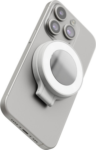 Shiftcam SnapPocket Light תאורה מגנטית לצילום בסמארטפון בחר צבע אפור בהיר
