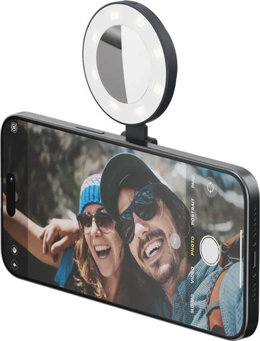 Shiftcam SnapPocket Light תאורה מגנטית לצילום בסמארטפון בחר צבע אפור בהיר