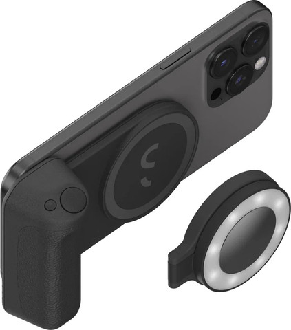 Shiftcam SnapPocket Light תאורה מגנטית לצילום בסמארטפון בחר צבע אפור בהיר
