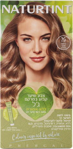 צבע לשיער בלונד שקד מוזהב 7G