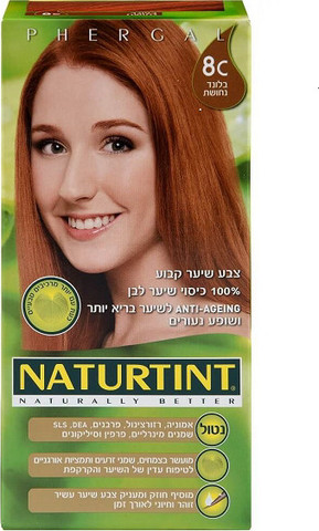 צבע לשיער בלונד נחושת 8C