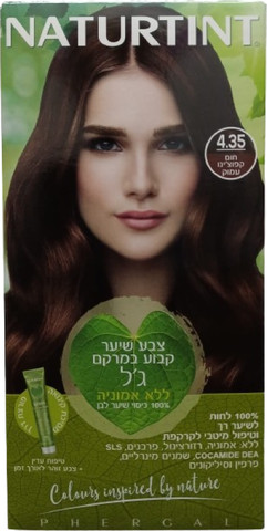 צבע לשיער חום קפוצ'ינו 4.35