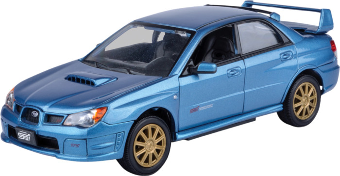 מוטורמקס סובארו אימפרזה| Motormax Subaru Impreza WRX STI בקנה מידה 1:24 – דגם אספנות איכותי