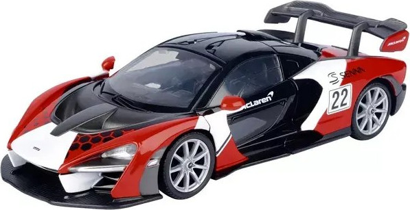מוטורמקס מקלארן סנה McLaren Senna GT Racing Motormax בקנה מידה 1:24 – דגם אספנות איכותי