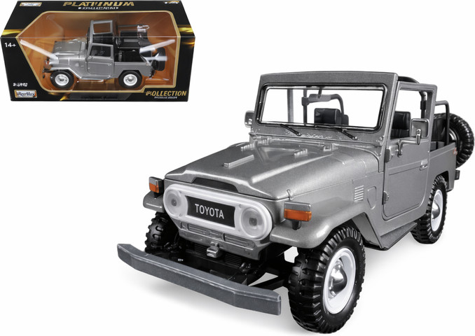 מוטורמקס טויוטה Motormax Toyota FJ 40 Land Cruiser Convertible בקנה מידה 1:24 – דגם אספנות איכותי