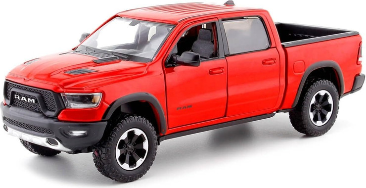 מוטורמקס דודג' ראם 1:27 – דגם אספנות איכותי RAM Rebel 1500 Crew 2019 Motormax Dodge