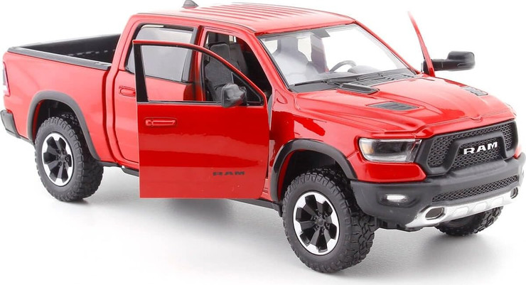 מוטורמקס דודג' ראם 1:27 – דגם אספנות איכותי RAM Rebel 1500 Crew 2019 Motormax Dodge