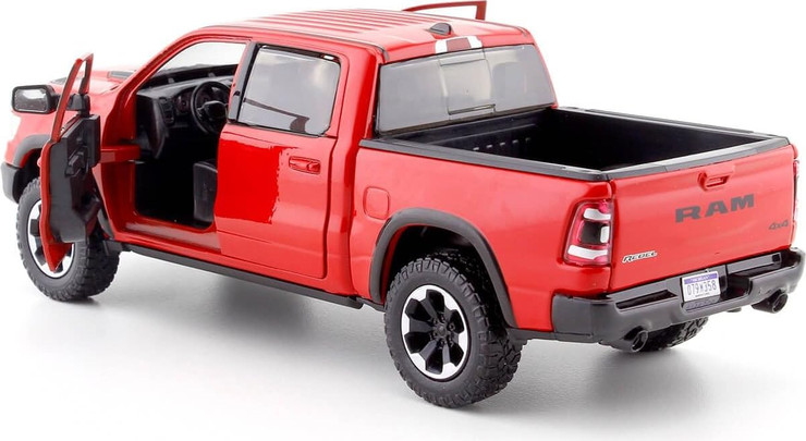 מוטורמקס דודג' ראם 1:27 – דגם אספנות איכותי RAM Rebel 1500 Crew 2019 Motormax Dodge