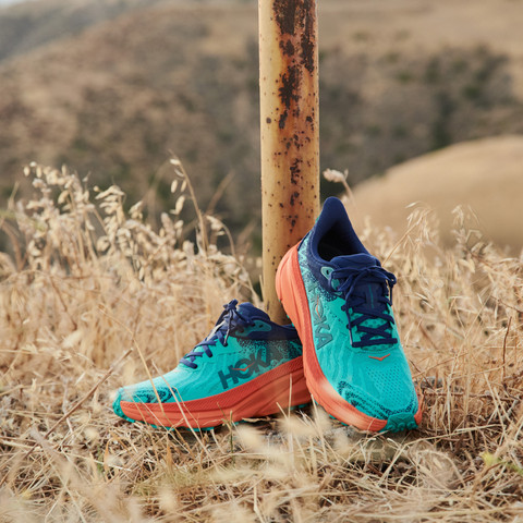 HOKA Challenger 7 - נעלי ספורט נשים הוקה צלנג'ר 7 בצבע כחול/ירקרק