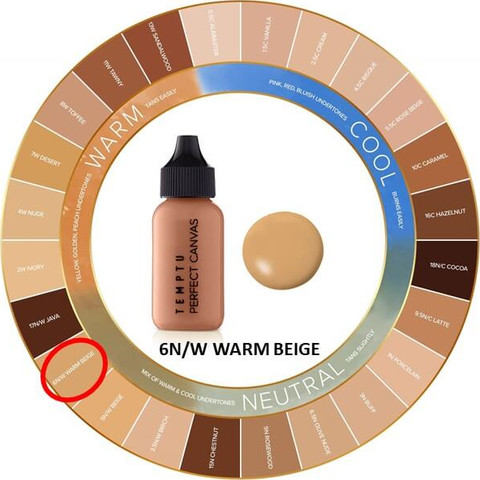מייקאפ 6N/W Warm Beige