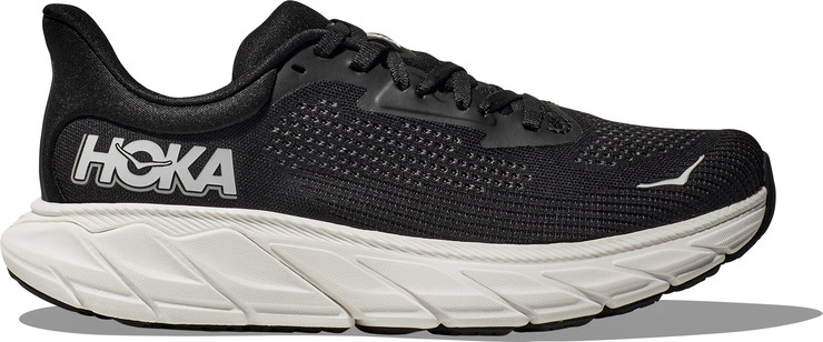 HOKA Arahi Wide 7 - נעלי ספורט נשים הוקה ארהי 7 רחבות בצבע שחור/לבן