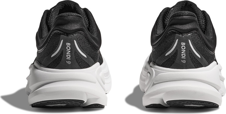 HOKA BONDI WIDE 9 - נעלי ספורט גברים בונדי 9 רחבות בצבע שחור/לבן