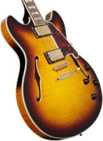 גיטרה 1/4 נפח  EXCEL DC stop-bar tailpiece VINTAGE SUNBURST