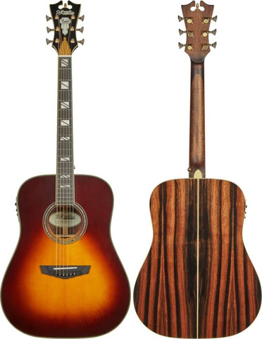 גיטרה אקוסטית מוגברת כולל ארגז  EXCEL LEXINGTON - VINTAGE SUNBURST