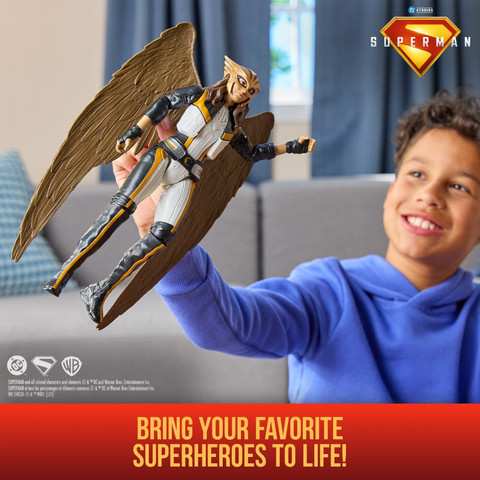 בובת הוקגירל 30 סמ מהדורת הסרט סופרמן | Hawkgirl 12-inch Action Figure Spin Master Superman Movie Edition