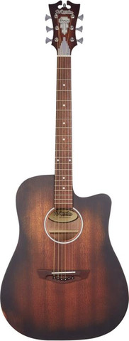גיטרה אקוסטית מוגברת PREMIER BOWERY LS AGED MAHOGANY CUTAWAY
