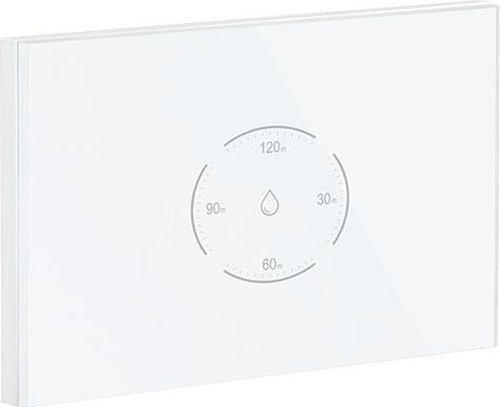מפסק חכם לדוד באמצעות WiFi לקופסא 3 מקום Smartr סמארטר TOUCH GLASS WIFI לבן