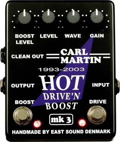 פדל דיסטורשיין Carl Martin Hot Drive’n Boost MK3