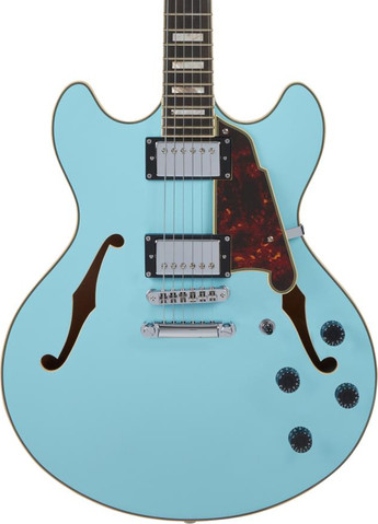 גיטרה רבע נפח + נרתיק  Premier DC SKY BLUE stop-bar tailpiece