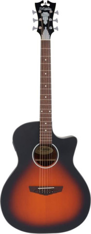 גיטרה אקוסטית מוגברת PREMIER GRAMERCY LS SATIN VINTAGE SUNBURST CUTAWAY