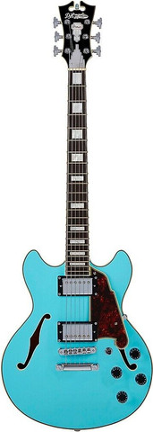 גיטרה רבע נפח + נרתיק  Premier DC MINI SKY BLUE stop-bar tailpiece