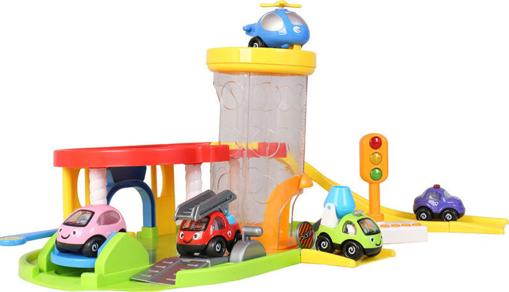מוסך מכוניות ענק דובר עברית - Spark Toys