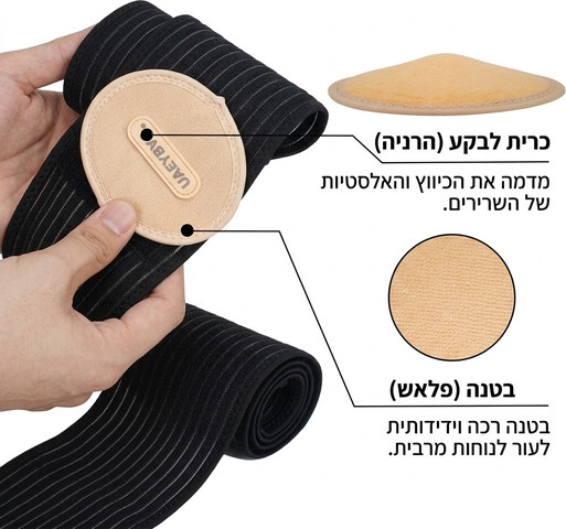 (חגורת בקע טבורי( תבורי Velpeau – תמיכה חזקה ונוחות מקסימלית