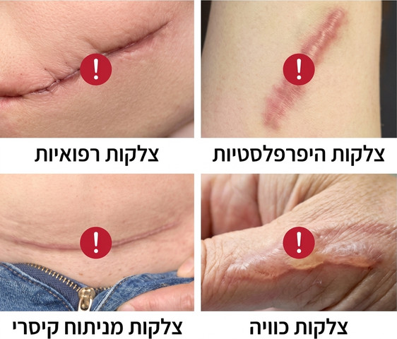 קרם סיליקון להפחתת צלקות anti scar, שיפור מראה צלקת ועור והחלמה מהירה
