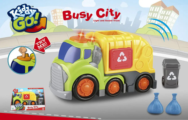 משאית אשפה ומיחזור Kiddy Go