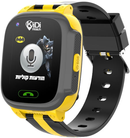 שעון חכם לילדים כולל סים מובנה Kidiwatch קידי ווטש באטמן 4G