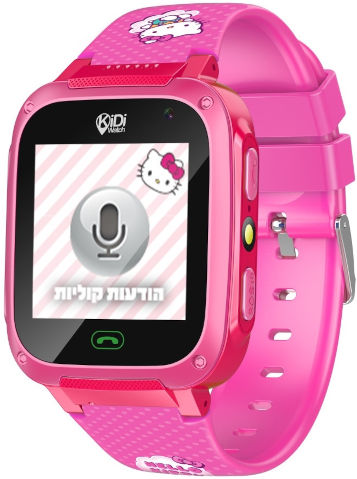 שעון חכם לילדים כולל סים מובנה Kidiwatch קידי ווטש הלו קיטי 4G