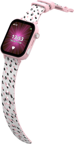 שעון חכם לילדים כולל סים מובנה Kidiwatch קידי ווטש Premium ורוד
