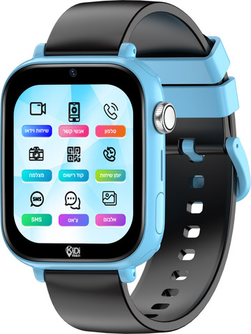 שעון חכם 4G לילדים כולל SIM מובנה Kidiwatch קידי ווטש Kidi 360 בנים