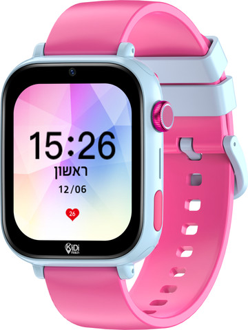 שעון חכם לילדים כולל סים בינלאומי מובנה דגם Touch 5.1 צבע ורוד