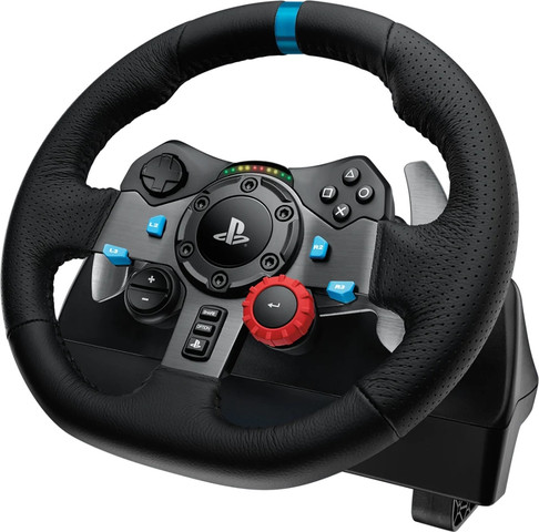 הגה מרוצים ודוושות Logitech לוג'יטק G29 - PS5 / PS4 / PC
