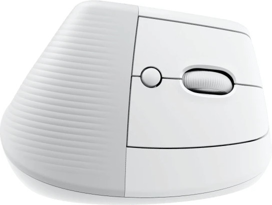 עכבר ארגונומי אנכי אלחוטי Logitech Lift - צבע Off-White