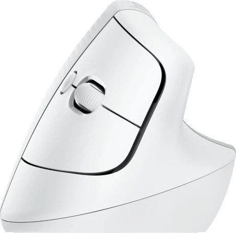עכבר ארגונומי אנכי אלחוטי Logitech Lift - צבע Off-White