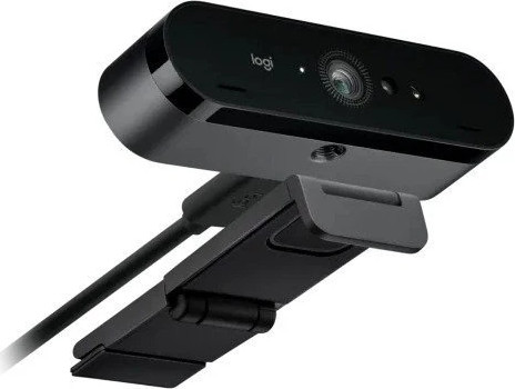 מצלמת רשת מקצועית Logitech Brio 4K בצבע Graphite