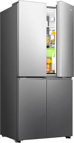 מקרר 4 דלתות 483 ליטר Hisense RQ58S נירוסטה