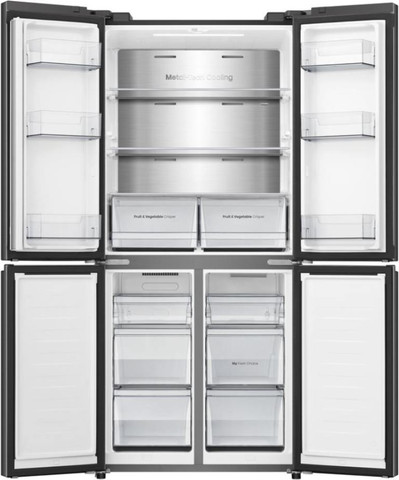 מקרר 4 דלתות 483 ליטר Hisense RQ58S נירוסטה